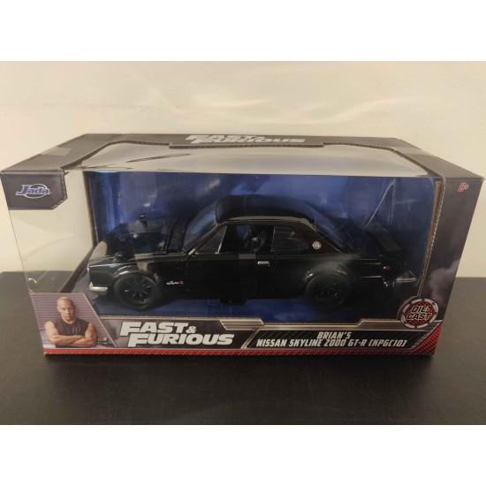 1/24 NISSAN SKYLINE 2000 GT-R FAST AND FURIOUS BLACK BOX DENT