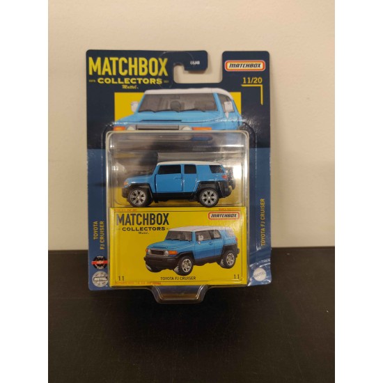 MATCHBOX COLLECTORS TOYOTA FJ CRUISER 11/20 GRK18 CREASED BOX