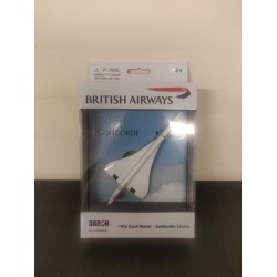 BRITISH AIRWAYS CONCORDE DIECAST AIRLINER DAR98845 MISSING WHEEL BROKEN WHEEL