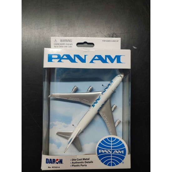 PREMIER PLANES DARON PAN AM DIECAST PLANE RT0314 BOX DAMAGE