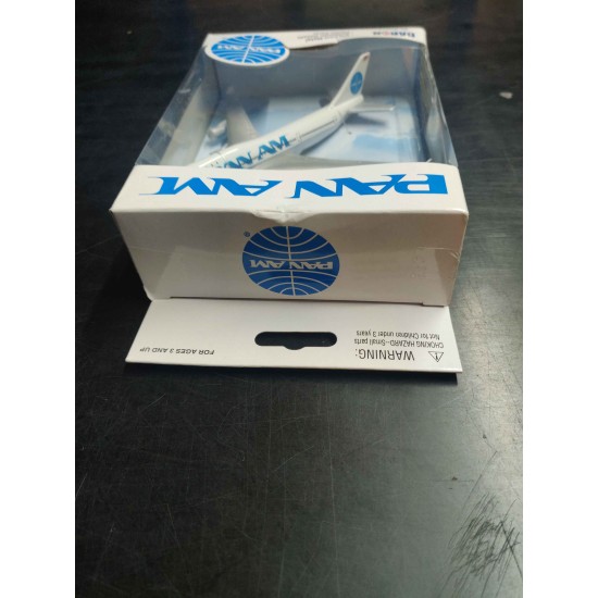 PREMIER PLANES DARON PAN AM DIECAST PLANE RT0314 BOX DAMAGE