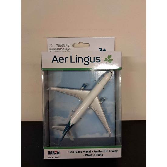 DARON AER LINGUS SINGLE DIECAST PLANE RT3345 - CRACKED WINDOW