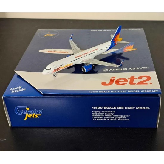 GEMINI JETS 1/400 JET2.HOLIDAYS A321 NEO G-SUNB GJEXS2237 - TORN BOX