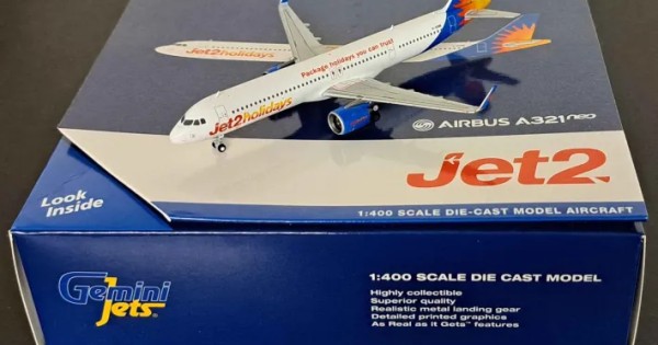 GEMINI JETS 1/400 JET2.HOLIDAYS A321 NEO G-SUNB GJEXS2237 - TORN BOX