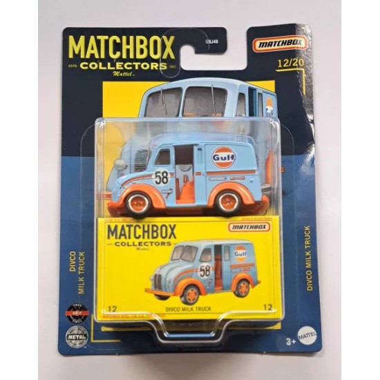 MATCHBOX COLLECTORS DIVCO MILK TRUCK 12/20 GRK29 - CREASED CARD