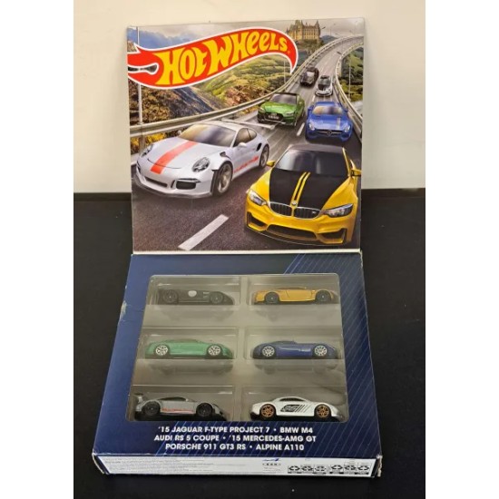 HOT WHEELS 1/64 THEMED 6 PACK SET HDH51 - BOX DAMAGE