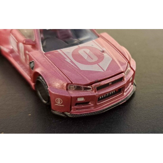 1/64 NISSAN SKYLINE GT-R (R34) KAIDO RACING FACTORY V1 KHMG128 PAINT DAMAGE