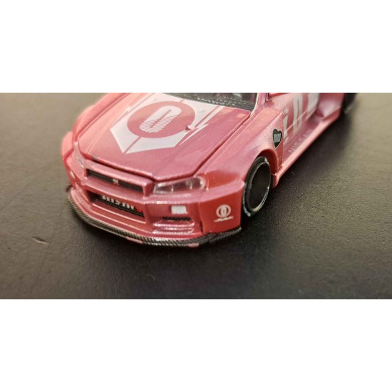 1/64 NISSAN SKYLINE GT-R (R34) KAIDO RACING FACTORY V1 KHMG128 PAINT DAMAGE