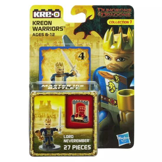 KRE-O DUNGEONS AND DRAGONS COLLECTION 1 BATTLEFIELD HEROES FULL SET OF 5