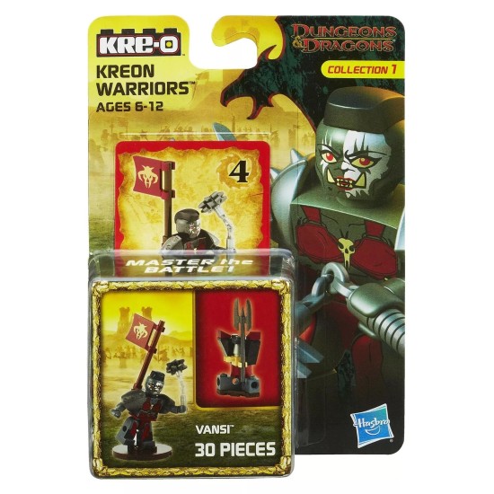 KRE-O DUNGEONS AND DRAGONS COLLECTION 1 BATTLEFIELD HEROES FULL SET OF 5