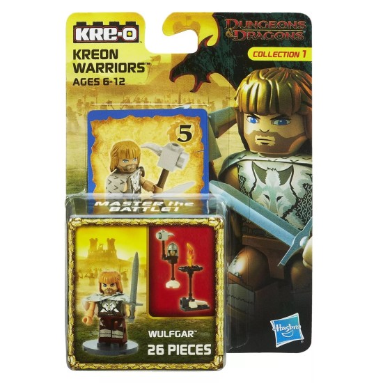 KRE-O DUNGEONS AND DRAGONS COLLECTION 1 BATTLEFIELD HEROES FULL SET OF 5