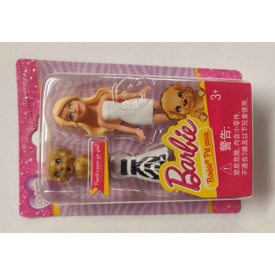 BARBIE PET SERIES WITH PENCIL TOPPER GOLDEN RETRIEVER DVT62