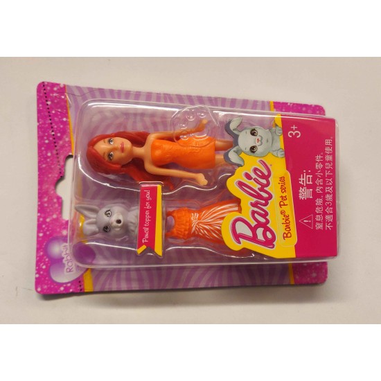 BARBIE PET SERIES WITH PENCIL TOPPER RABBIT DVT64