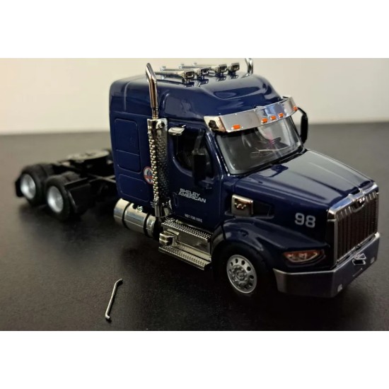 MINI GT 1/64 SHELBY GT500 SE WIDEBODY WESTERN STAR 49X TRANSPORTER -PAINT DAMAGE