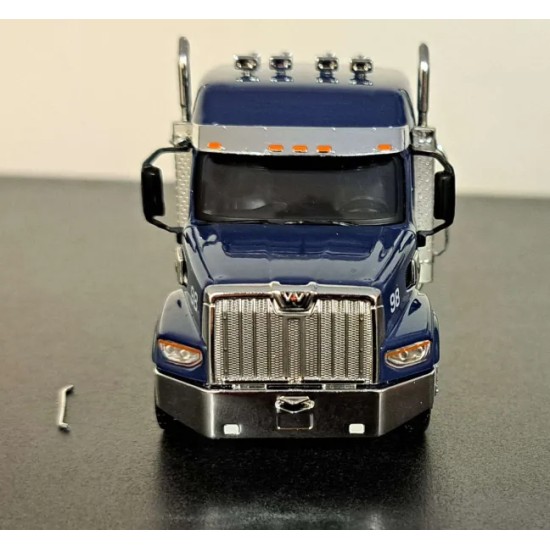 MINI GT 1/64 SHELBY GT500 SE WIDEBODY WESTERN STAR 49X TRANSPORTER -PAINT DAMAGE