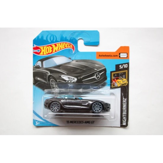 HOT WHEELS FJX68 '15 MERCEDES-AMG GT NIGHTBURNERZ 5/10 142/365