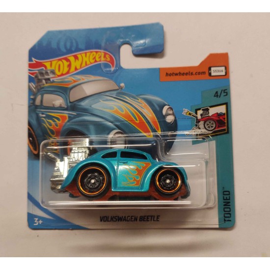 HOT WHEELS TOONED 2/5 VOLKSWAGEN BEETLE FJY47