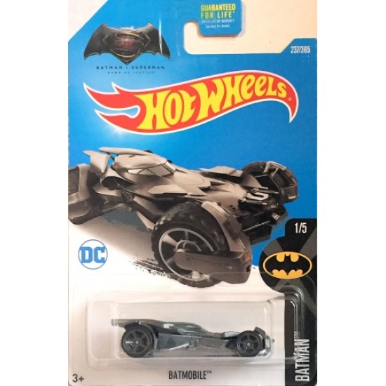 HOT WHEELS BATMAN 1/5 BATMOBILE BATMAN VS SUPERMAN DTY45