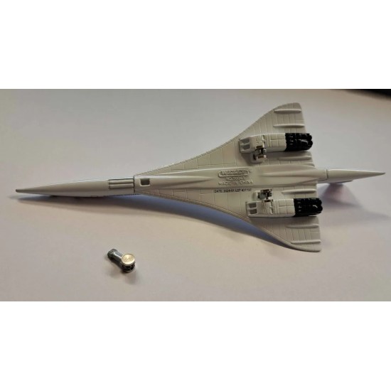 DARON BRITISH AIRWAYS CONCORDE TOY DIECAST AIRLINER DAR98845 - BROKEN WHEEL