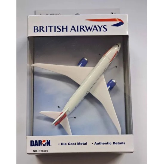 DARON BRITISH AIRWAYS B787 DIECAST MODEL RT6005 - BOX DAMAGED