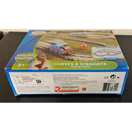 THOMAS ADVENTURES CURVES AND STRAIGHTS TRACK PACK DYV59