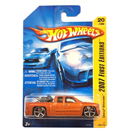 HOT WHEELS 2007 FIRST EDITIONS 20/36 CHEVY SLIVERADO K6152