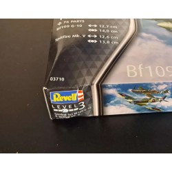 REVELL 1/72 COMBAT SET BF109G-10 AND SPITFIRE (PLASTIC KIT) 03710 - CREASED BOX
