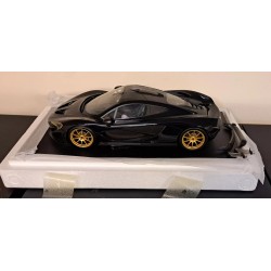 TSM 1/12 MCLAREN P1 GOTHAM BLACK 2014 LIMITED 300 PCS TSM161204 - DAMAGED