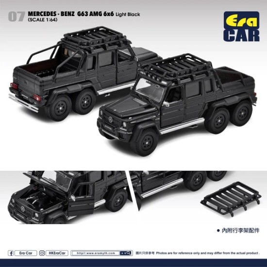 1/64 MERCEDES-BENZ G63 AMG6X6 LIGHT BLACK MB226X60701