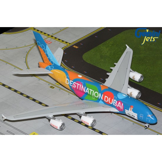1/200 EMIRATES A380 A6-EES DESTINATION DUBAI/BE PART OF THE MAGIC G2UAE1409