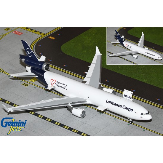 1/200 LUFTHANSA CARGO MD-11F D-ALCC THANKYOU/FAREWELL MD11 INTERACTIVE G2DLH1179