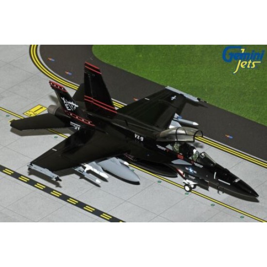 1/72 US NAVY F/A-18F SUPER HORNET 166672 VX-9 VANDY 1 BLACK SCHEME GAUSN10004