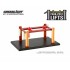 1/64 AUTO BODY SHOP - FOUR-POSTS LIFTS SERIES 6 - BUSTED KNUCKLE GARAGE 16210-A