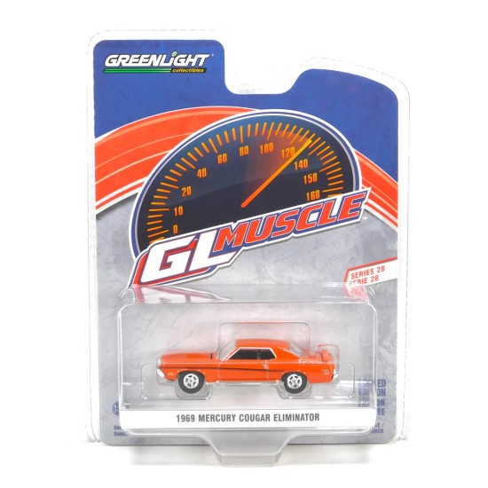 1/64 1969 MERCURY COUGAR ELIMINATOR - COMPETITION ORANGE 13350-A