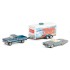 1/64 THELMA AND LOUISE 1966 FORD THUNDERBIRD CONVERTIBLE WITH 1967 FORD F-250