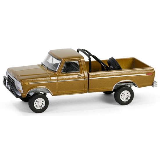 1/64 1979  FORD F250 RANGER LIFTED WITH ROLLBAR MOUNTED SPARE TIRE 35290-D