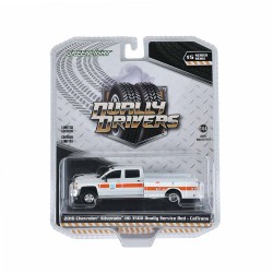 1/64 DUALLY DRIVERS 2016 CHEVROLET SILVERADO 3500 HD DUALLY SERVICE BED CALTRANS 1/64 DUALLY DRIVERS 2016 CHEVROLET SILVERADO 3500 HD DUALLY SERVICE BED CALTRANS