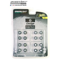 1/64 AUTO BODY SHOP WHEEL AND TYRE PACKS FIRST GENERATION (1981-93) DODGE TRUCKS