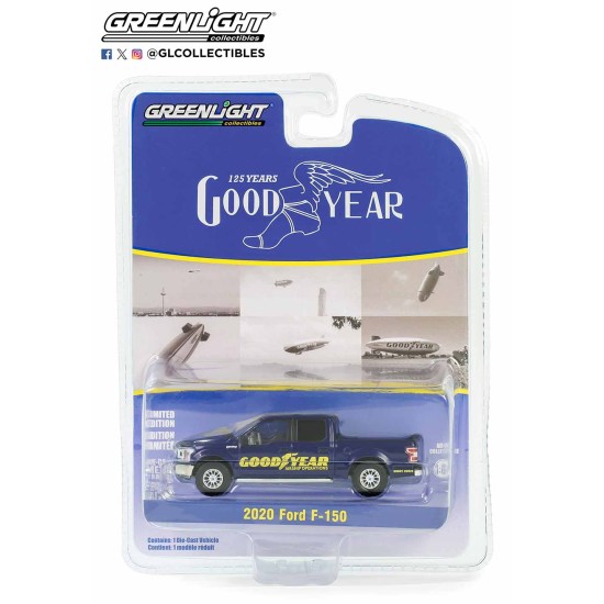 1/64 ANNIVERSARY COLLECTION SERIES 16 - 2020 FORD F-150 - GOODYEAR AIRSHIP OPERATIONS - 125 YEARS GOOD YEAR SOLID PACK