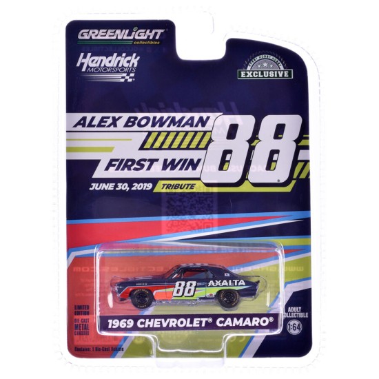 1/64 1969 CHEVROLET CAMARO - ALEX BOWMAN NO.88 FIRST WIN TRIBUTE JUNE 2019 30497