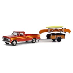 1/64 1978 FORD F-150 RANGER EXPLORER WITH CANOE TRAILER RACK AND KAYAK 32310-B