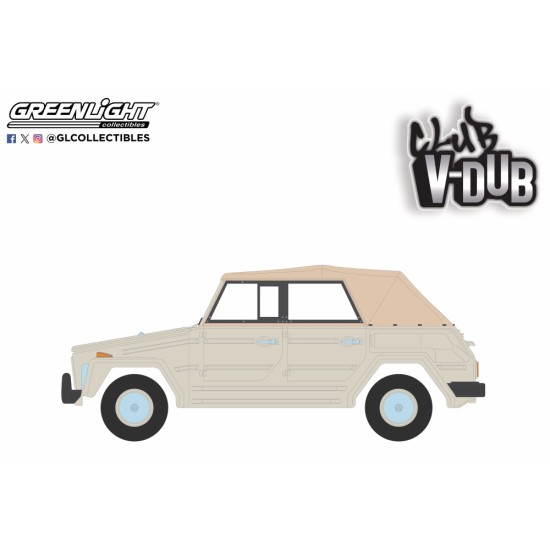 GL36110-C - 1/64 CLUB VEE-DUB SERIES 20 - 1973 VOLKSWAGEN TYPE 181 - THE THING - BEIGE WITH TAN SOFT TOP