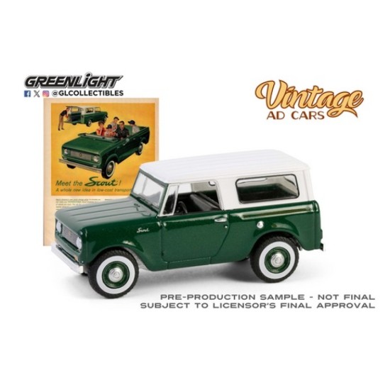 1/64 VINTAGE AD CARS SERIES 11 1961 HARVESTER SCOUT MEET THE SCOUT 39150-B