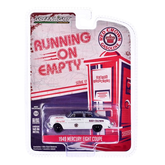 1/64 RUNNING ON EMPTY 1949 MERCURY EIGHT COUPE RED CROWN 41170-B