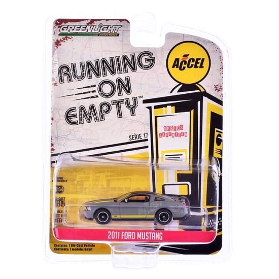 1/64 RUNNING ON EMPTY 2011 FORD MUSTANG - HOLLEY/ACCEL IGNITION 41170-E