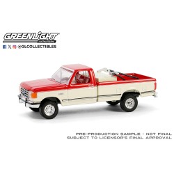 1/64 DOWN ON THE FARM 1991 FORD F-250 XLT WITH FUEL TRANSFER TANK 48090-E 1/64 DOWN ON THE FARM 1991 FORD F-250 XLT WITH FUEL TRANSFER TANK 48090-E
