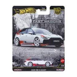 HOT WHEELS FAST WAGONS AUDI RS 6 AVANT 1/5 JBK51 HOT WHEELS FAST WAGONS AUDI RS 6 AVANT 1/5 JBK51