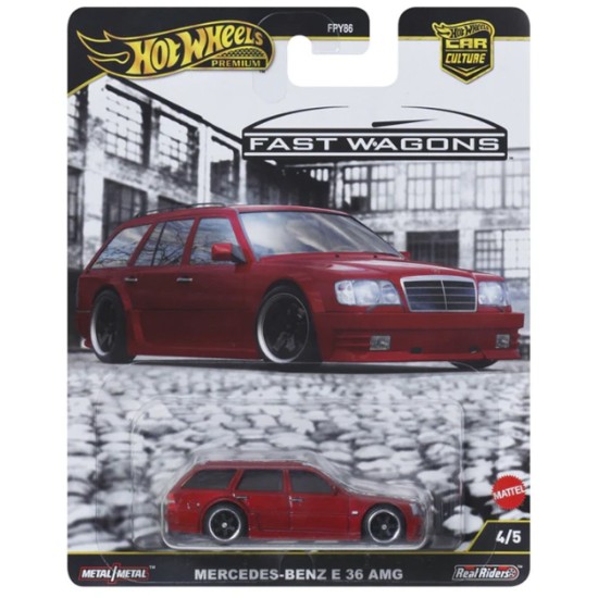 HOT WHEELS FAST WAGONS MERCEDES-BENZ E 36 AMG 4/5 JBK69