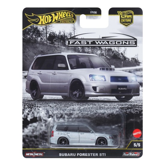 HOT WHEELS FAST WAGONS SUBARU FORESTER STI 5/5 JBK87