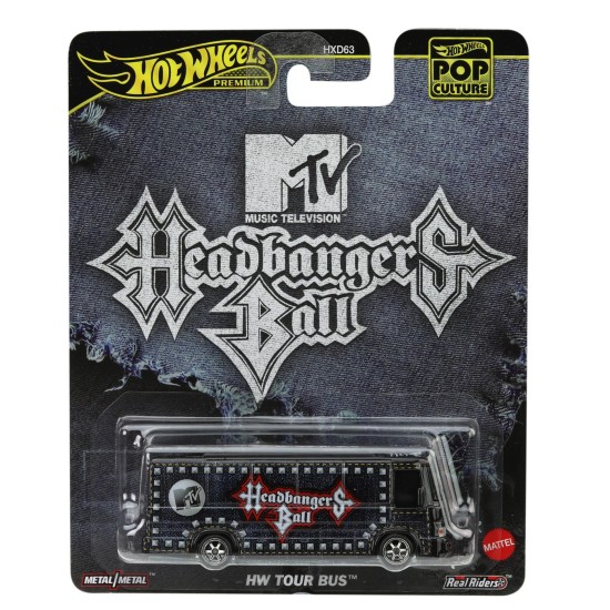 HOT WHEELS POP CULTURE MTV HEADBANGERS BALL HW TOUR BUS JBL64